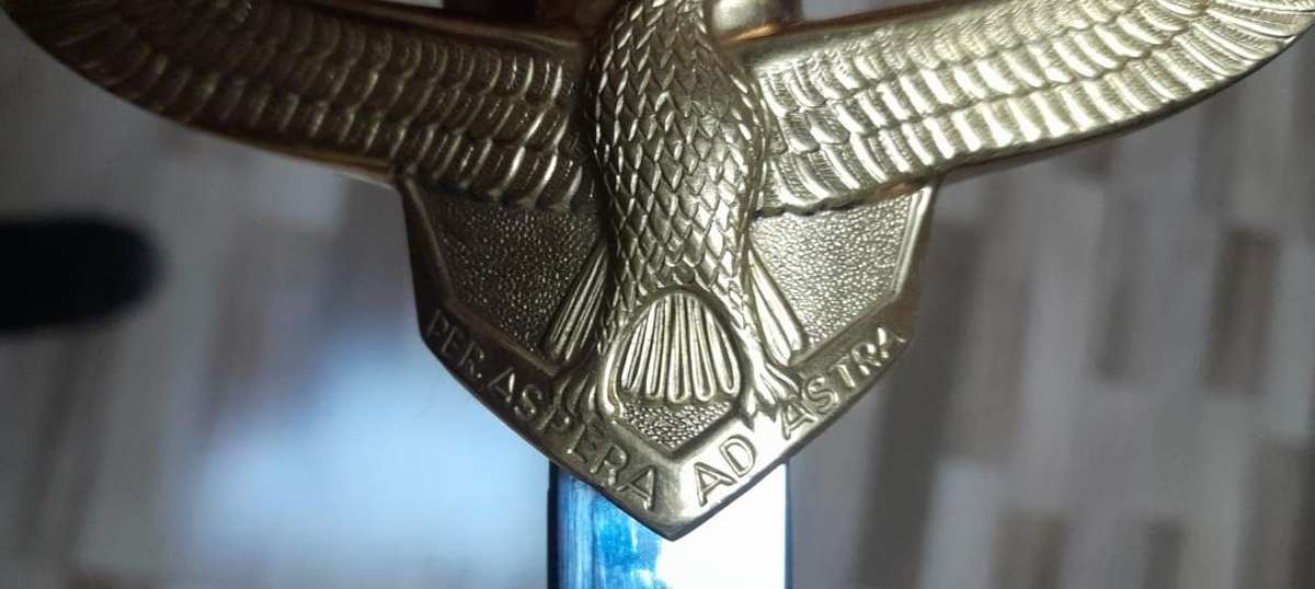SADF - Air Force Ceremonial Dagger Complete with Belt and hangers