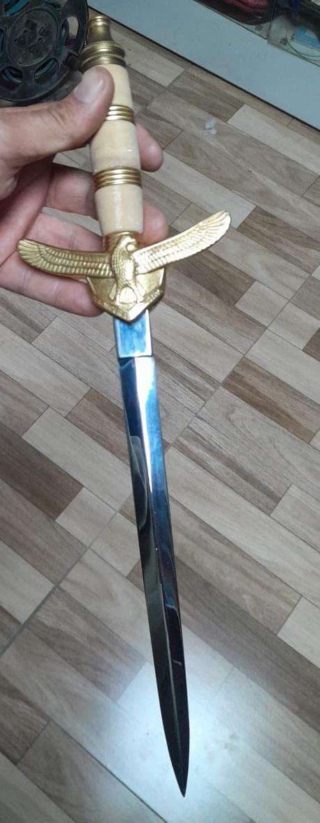 SADF - Air Force Ceremonial Dagger Complete with Belt and hangers