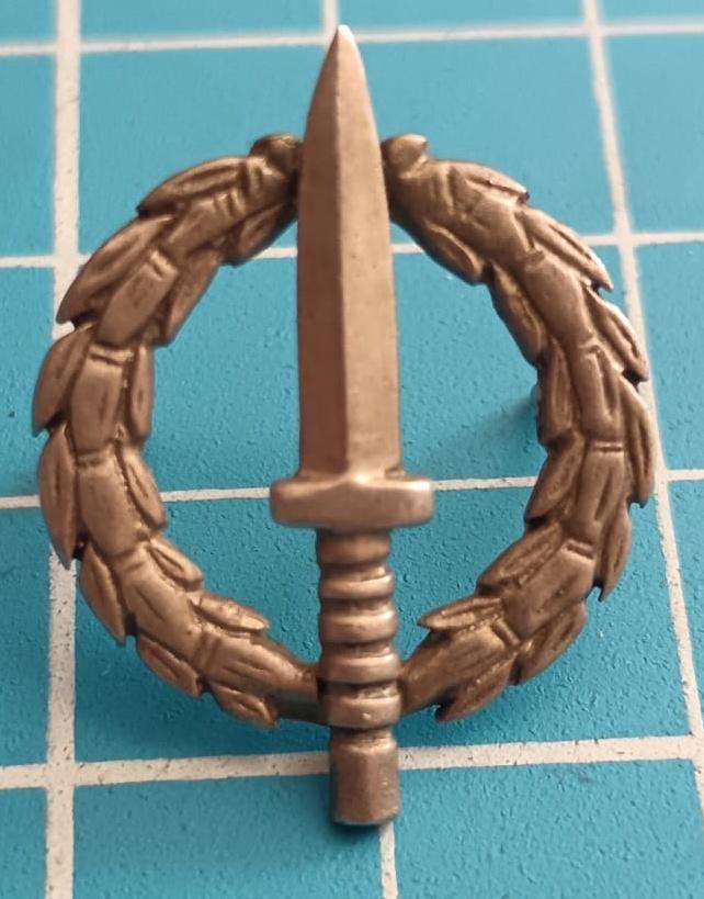 SADF - Special Forces 1st Type Operators Badges ( Antqiue Metal ) - Mess Dress