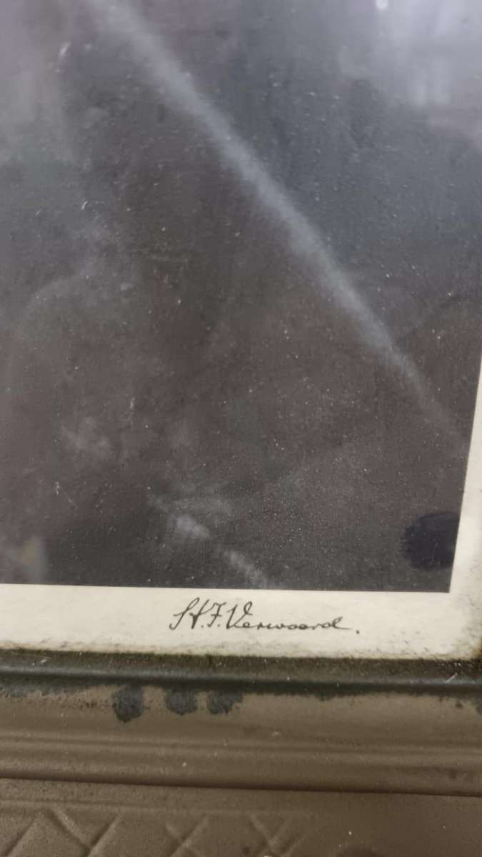 Large Framed and Hand-Signed Photo of Hendrik Verwoerd