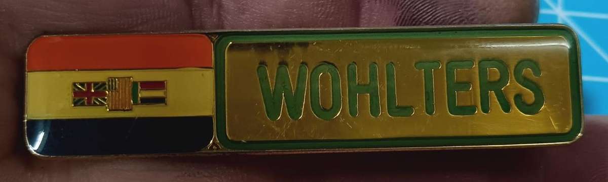 SADF - "Wohlters "Name Tag