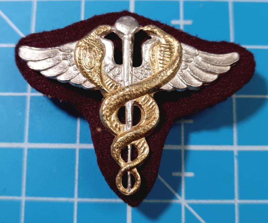 SADF - Medical Services Doctor Breast Badge ( Sterling Silver )