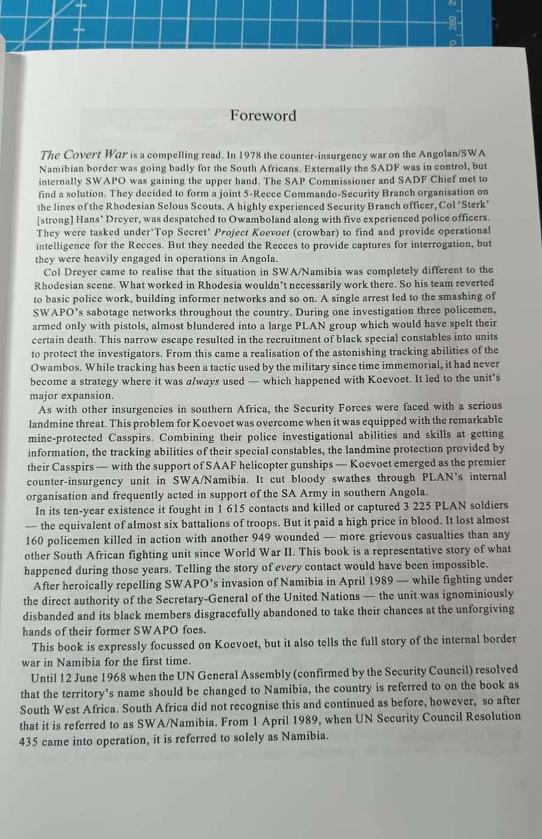 The Covert War: Koevoet Operations Namibia Hard-Cover