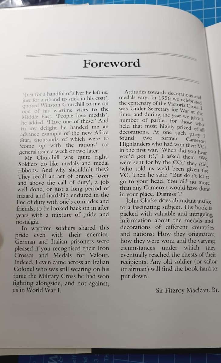 2001 Gallantry Medals & Decorations of the World by John D. Clarke