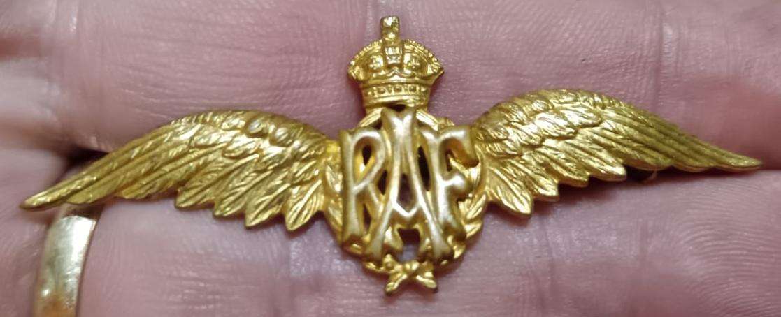 World War Two Era Royal Air-Force Sweetheart Brooch