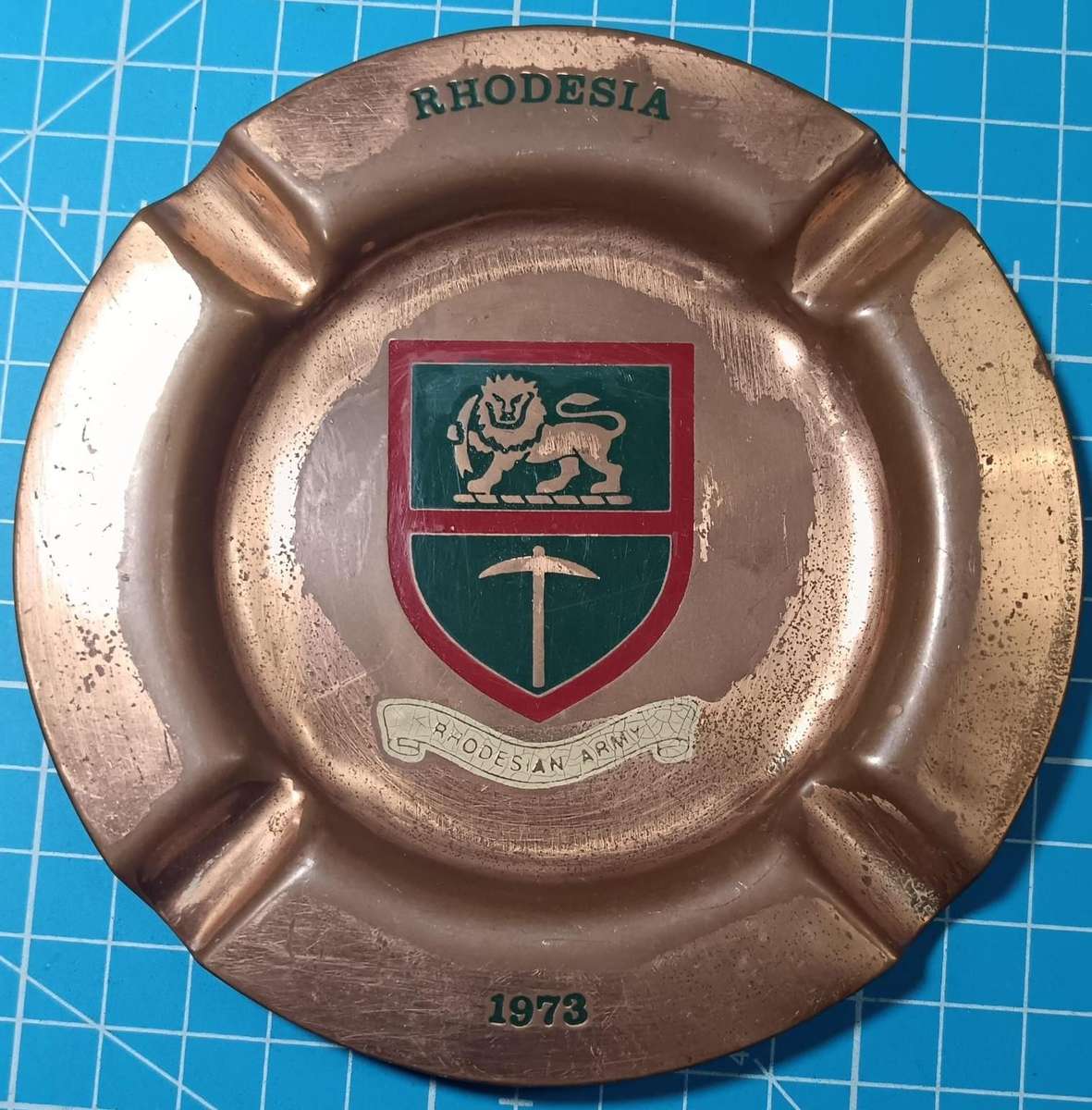 Rhodesia - Original Period Army Ashtray
