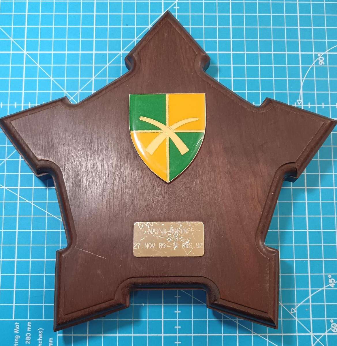 SADF - Group HQ Commemorative Plaque