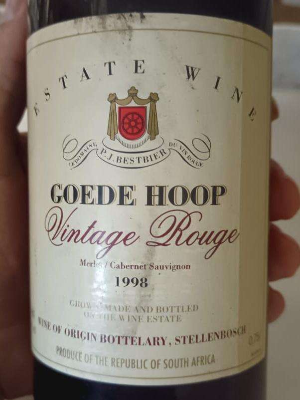 1998 Goede Hoop Vintage Rouge Merlot