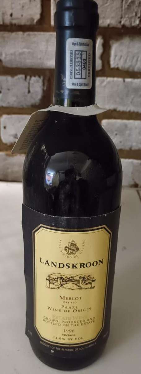 1996 Landskroon Merlot