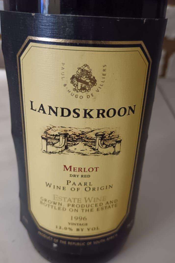 1996 Landskroon Merlot