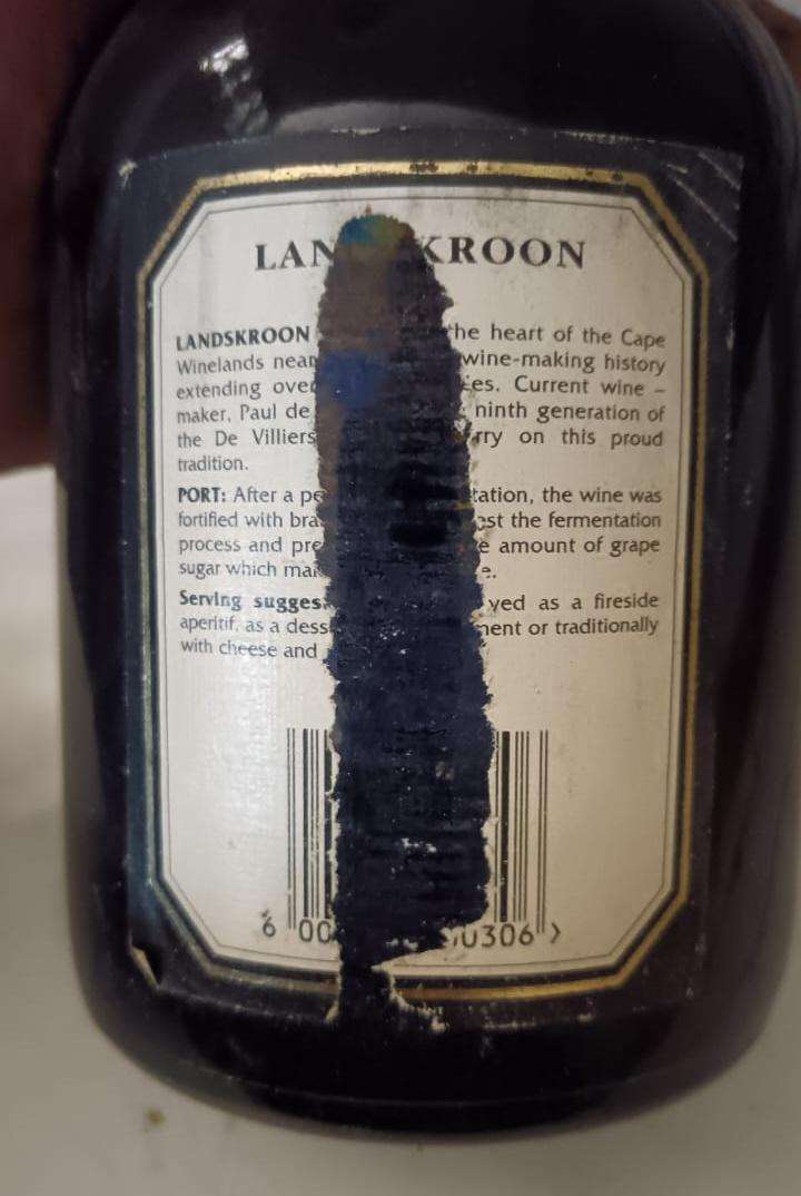 Vintage Landskroon Wine