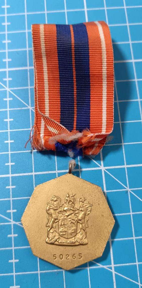 SADF - Full Size Pro Patria Medal ( Swivel - Number 50265 )