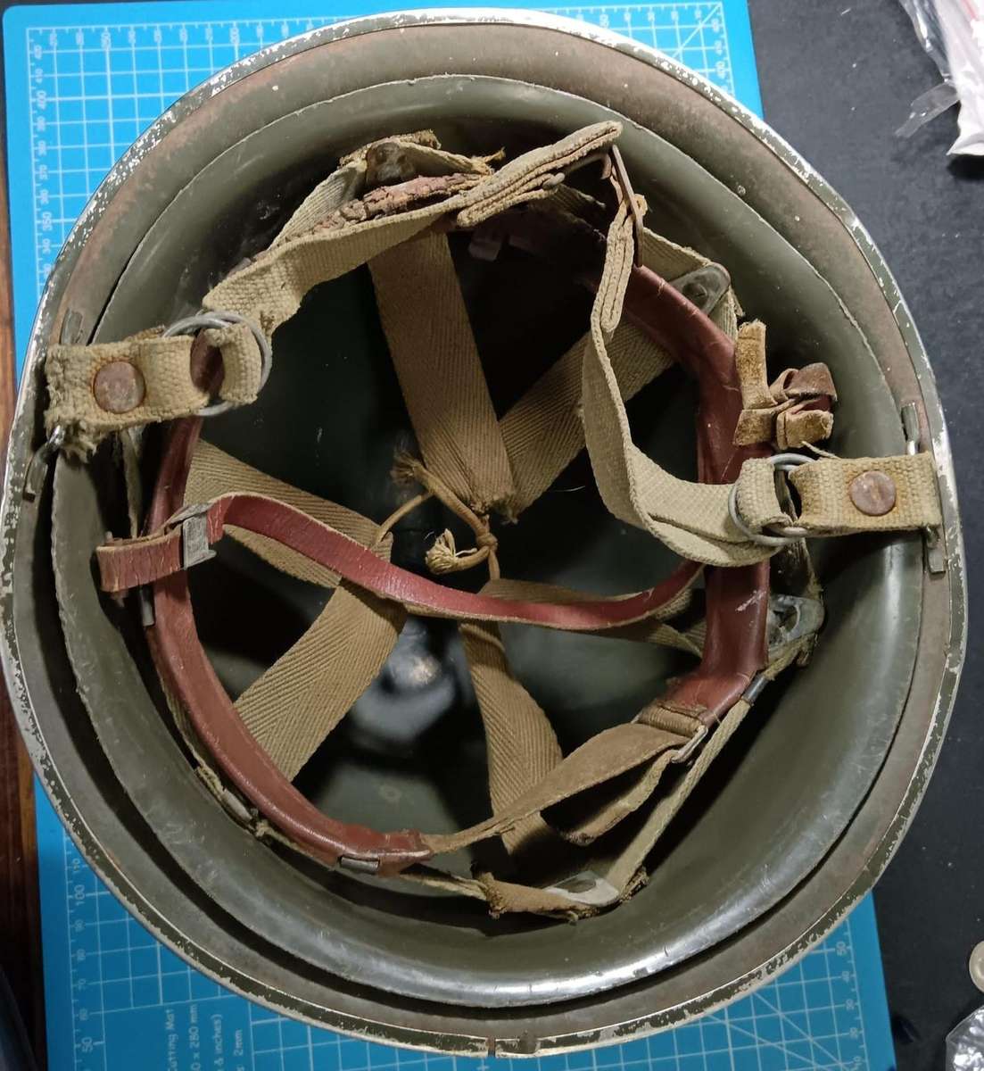 SADF - Complete Army Helmet ( Staalkdak )