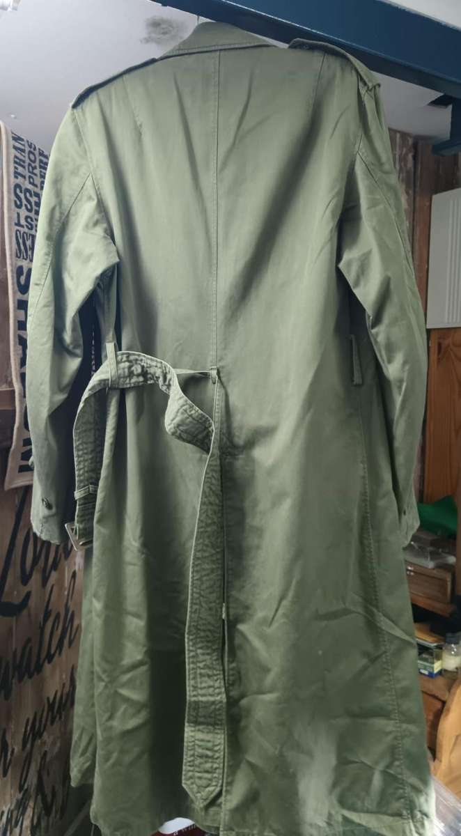 Green Army Trenchcoat - Small/Regular