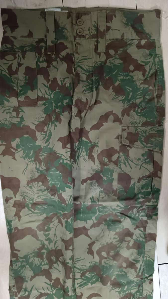 South African Police Task Force Camo Shirt and Trousers in Very Good Condition