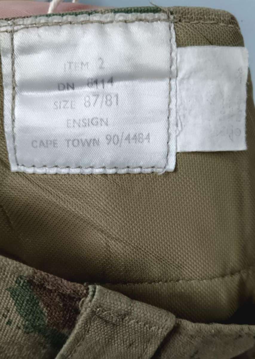 South African Police Task Force Camo Shirt and Trousers in Very Good Condition