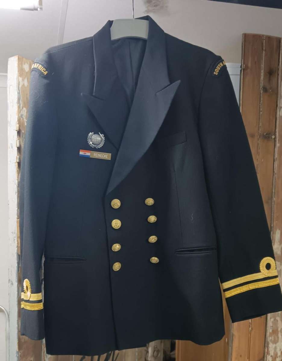 SADF - South African Navy Marines Dress Jacket ( Top Condition )