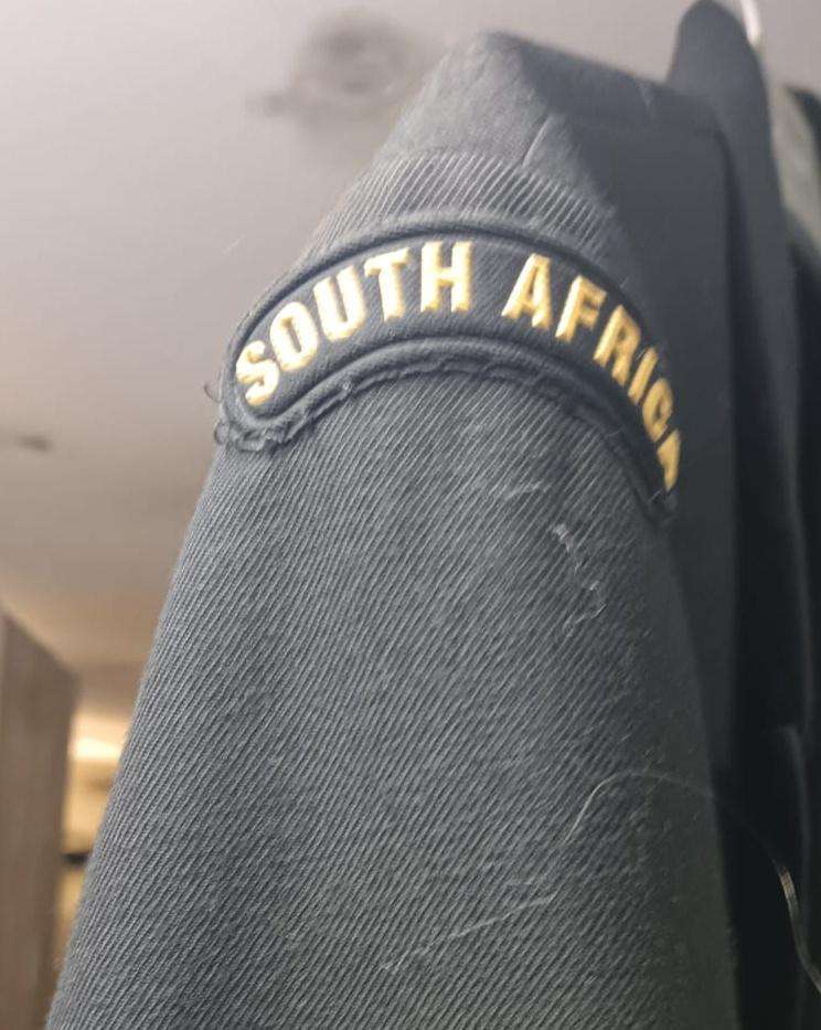 SADF - South African Navy Marines Dress Jacket ( Top Condition )