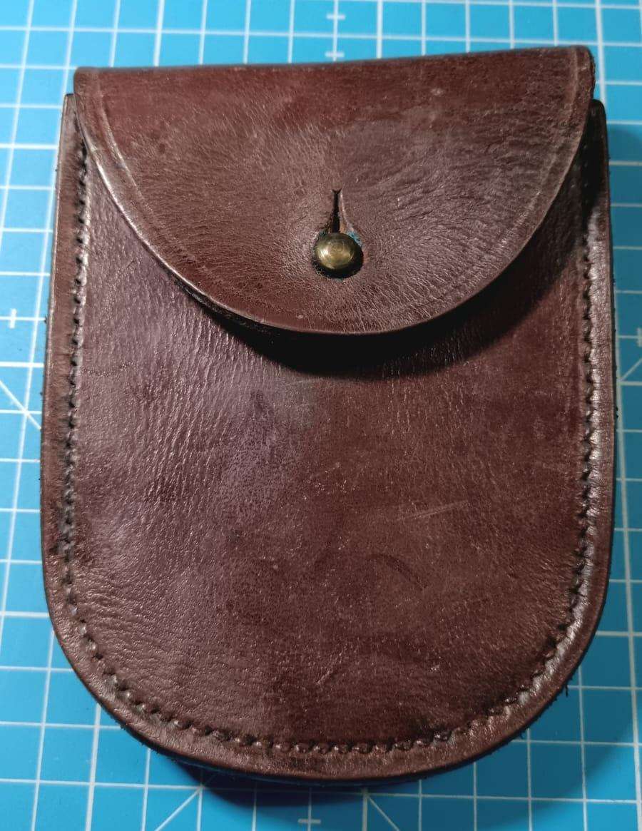 Vintage Leather Handcuff Pouch - Very Good Condition