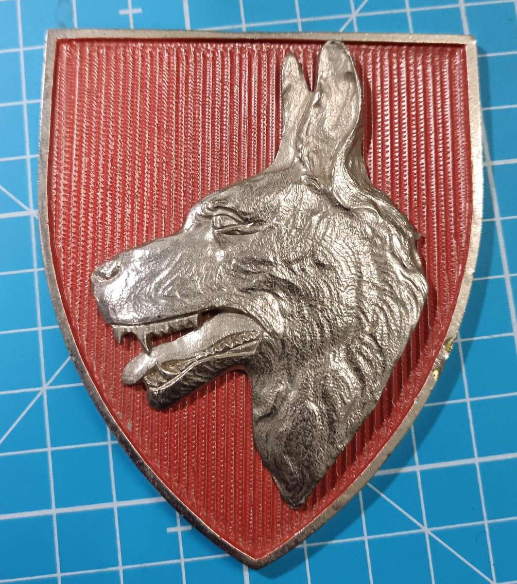 SADF - Dog Center Plaque Crest