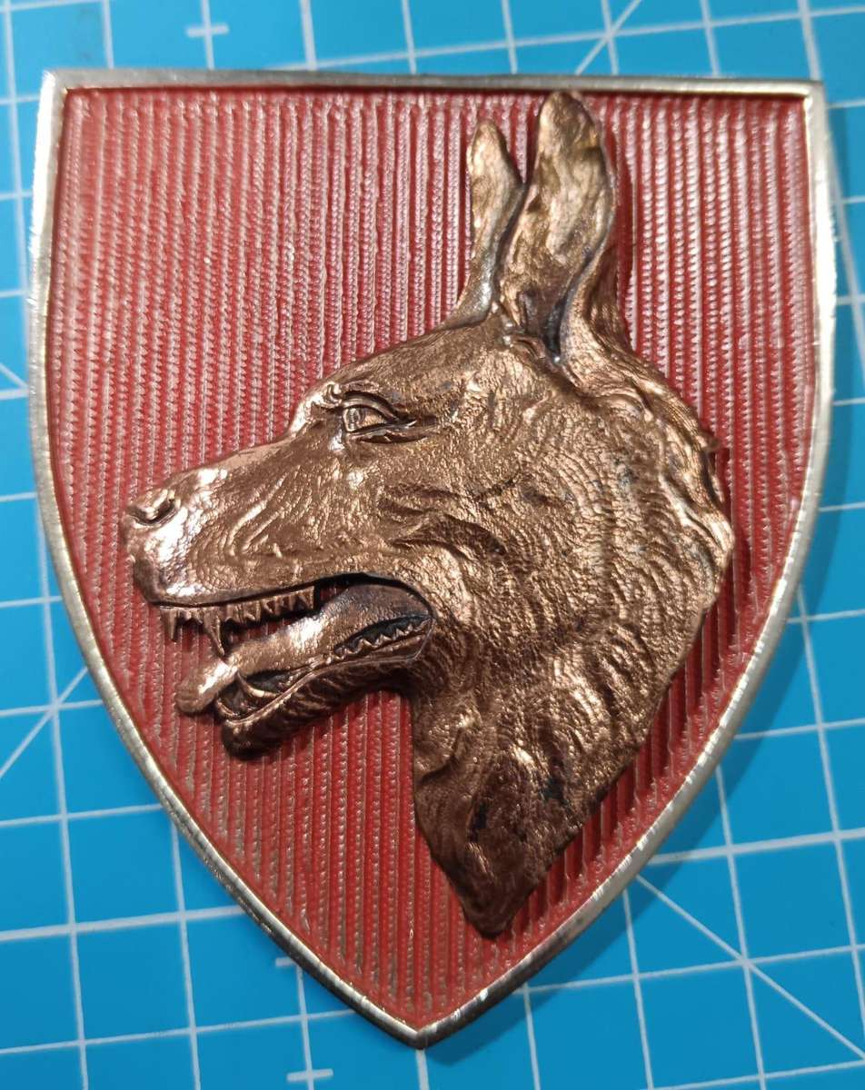 SADF - Dog Center Plaque Crest