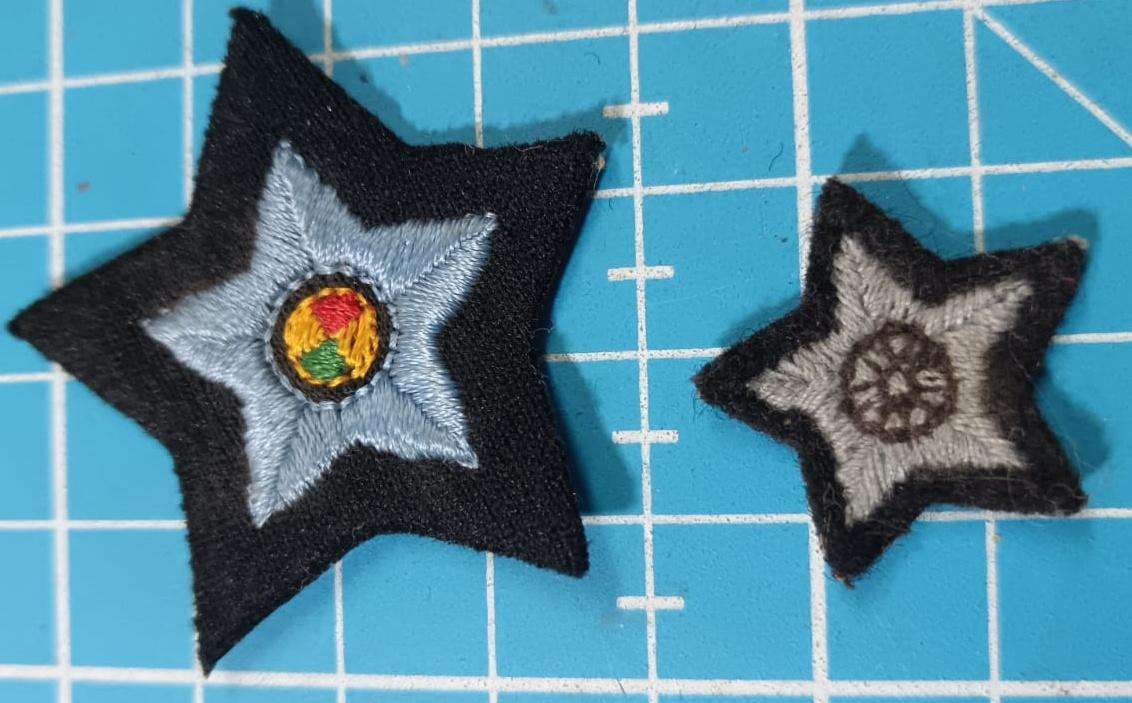 SADF - SAAF Embroidered Rank Badges