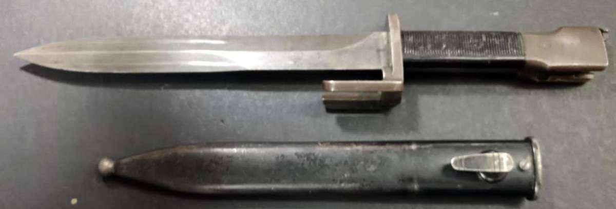 Complete FN FAL Bayonet with Scabbard