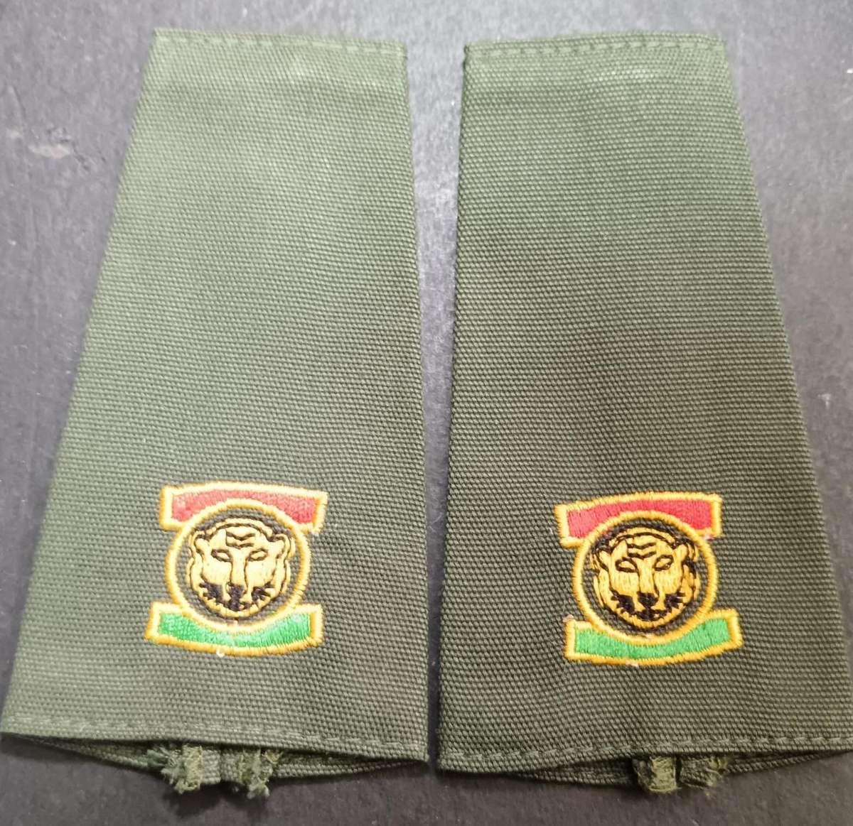 Homelands - Bophuthatswana Police Slip on Ranks