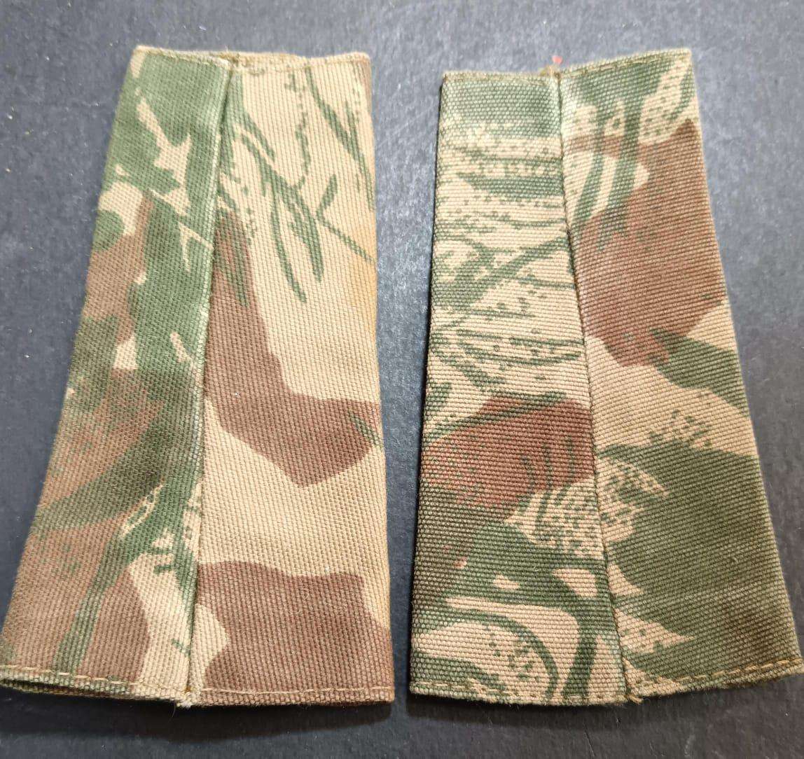 South African Task Force Camo Slip on Ranks