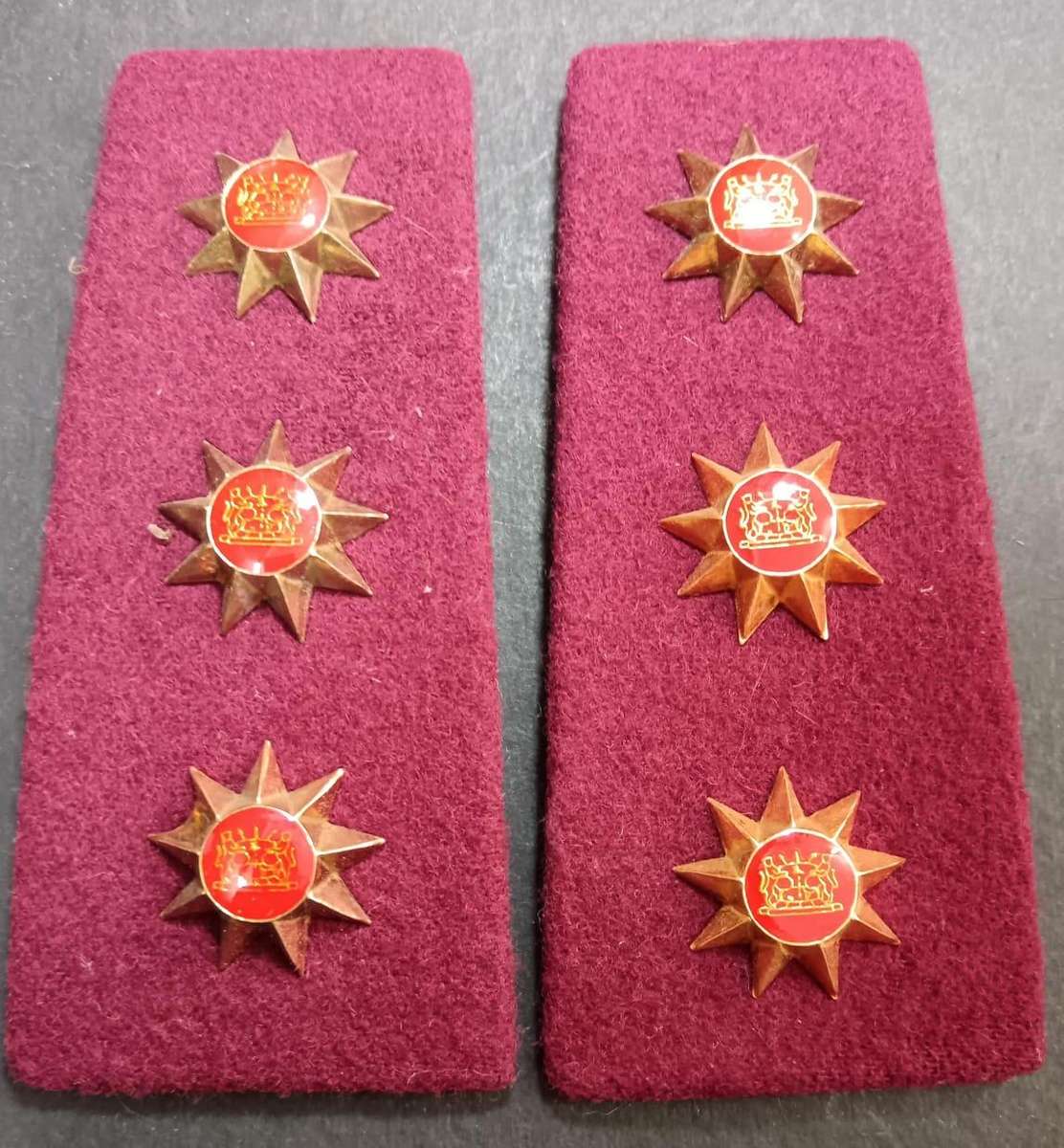 Homelands - Bophuthatswana Police Rank Boards