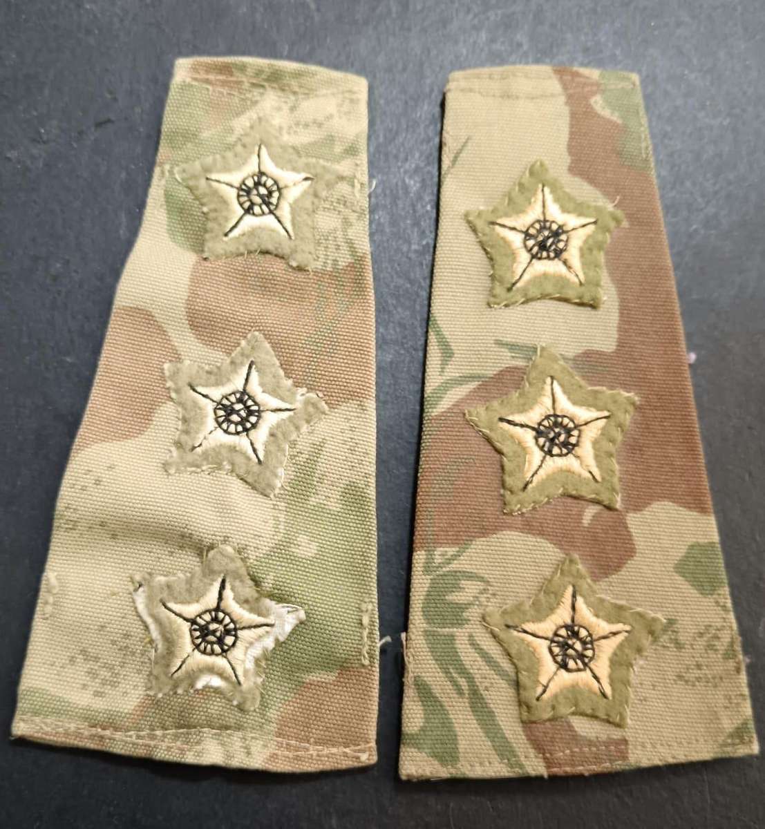 South African Task Force Camo Slip on Ranks
