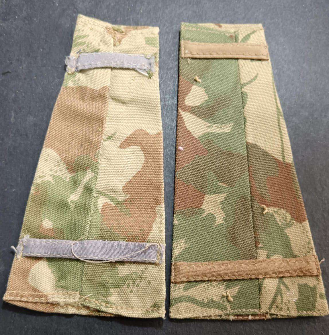 South African Task Force Camo Slip on Ranks