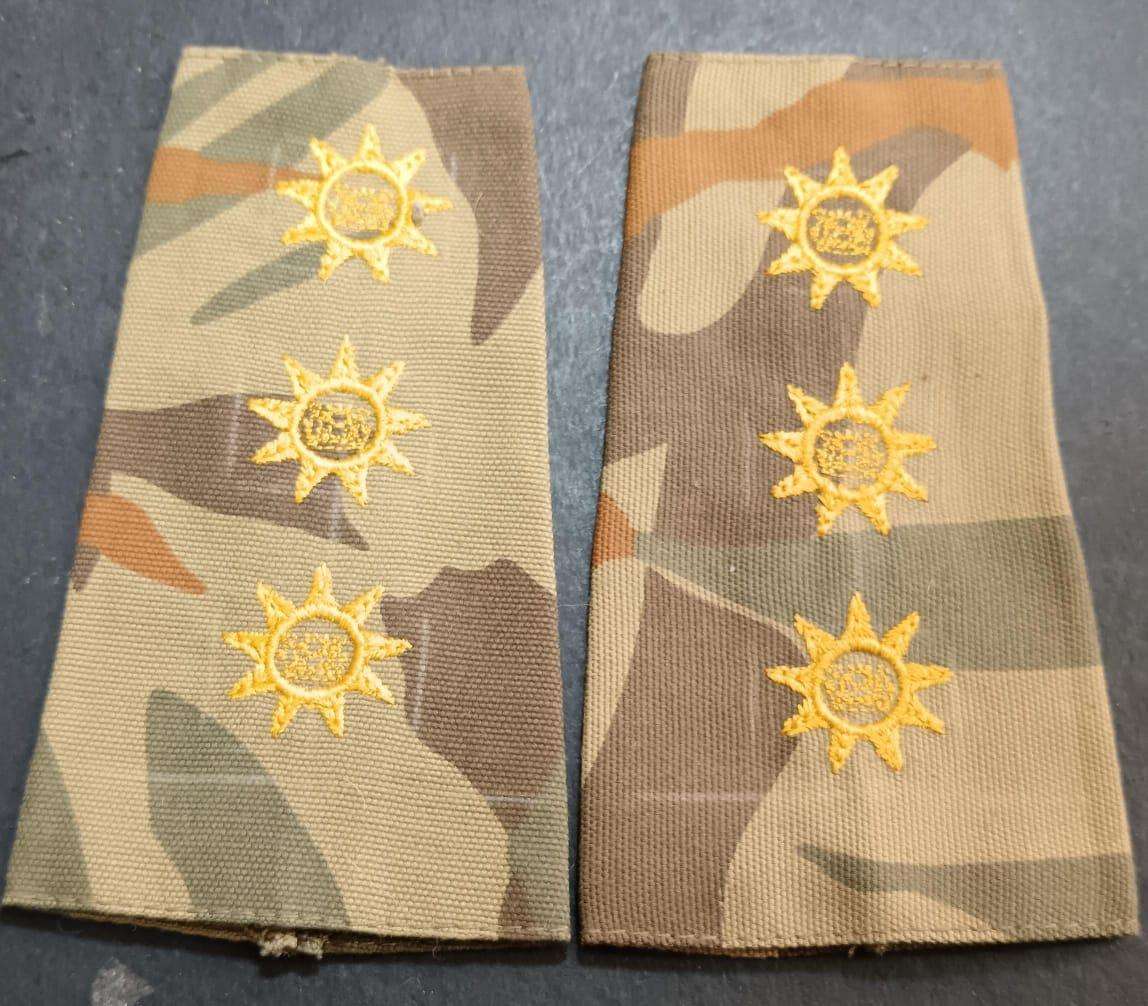 Homelands - Bophuthatswana Police Slip on Ranks