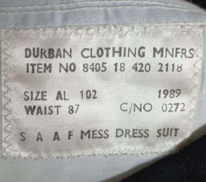 SADF - Air Force Mess Dress Trousers ( Top Condition )