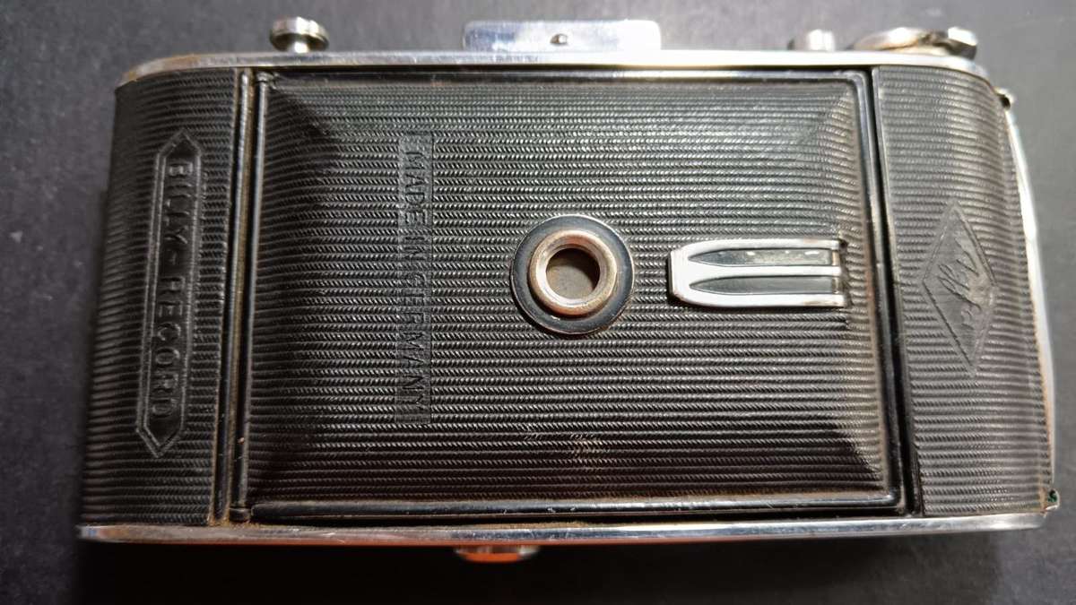 Agfa Billy Record Vintage Folding Film Camera in Original Case