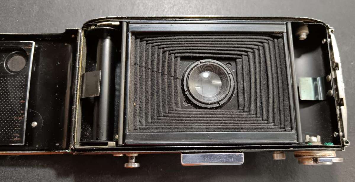Agfa Billy Record Vintage Folding Film Camera in Original Case