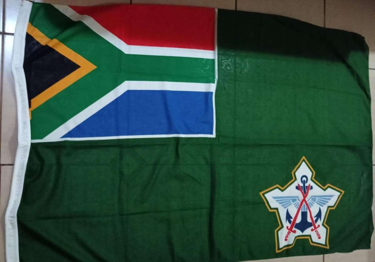 SANDF - Armed Forces Command Ceremonial Flag - 1.8M by 0.9M