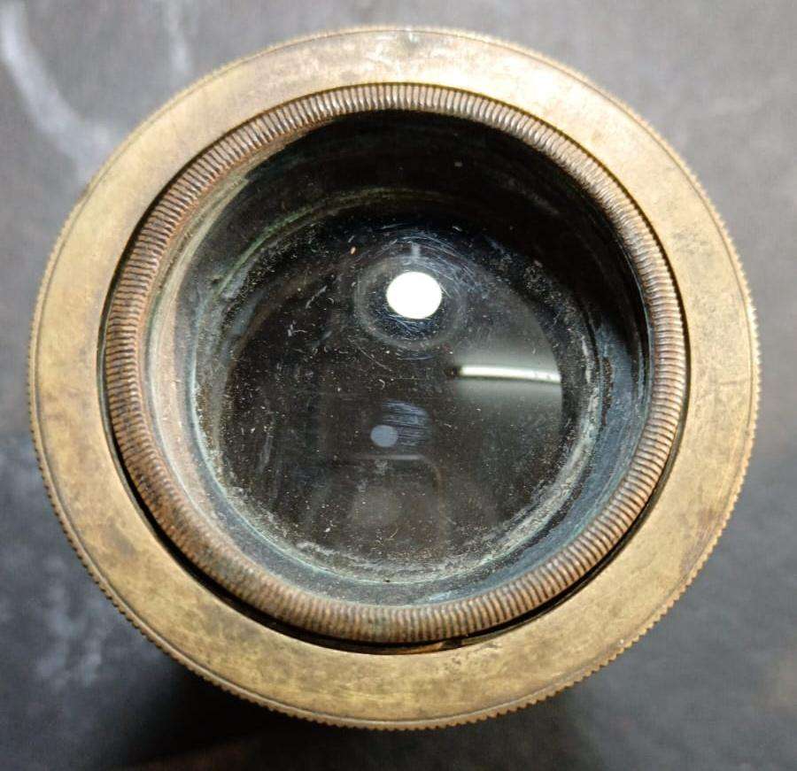 Vintage Brass Movie Camera Lens