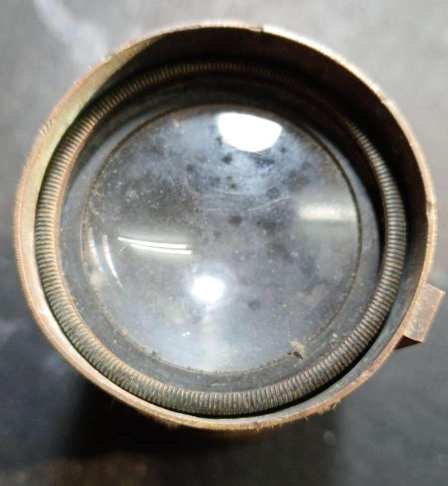 Vintage Brass Movie Camera Lens