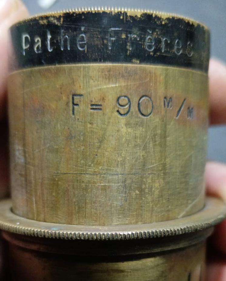 Vintage Brass Movie Camera Lens