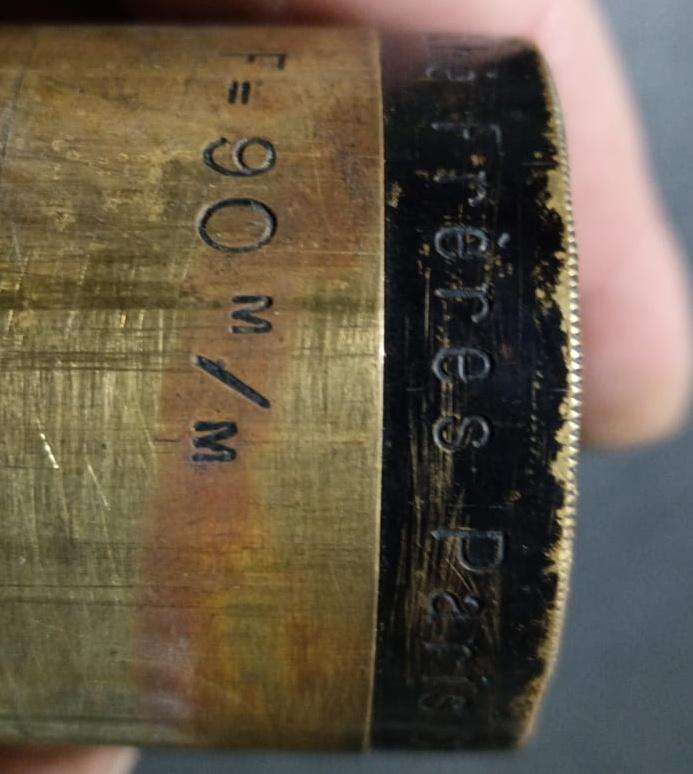 Vintage Brass Movie Camera Lens