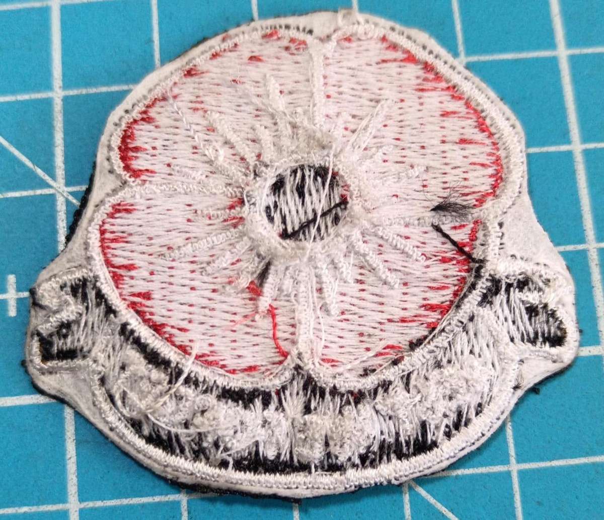 Military "Poppy" Cloth Badge