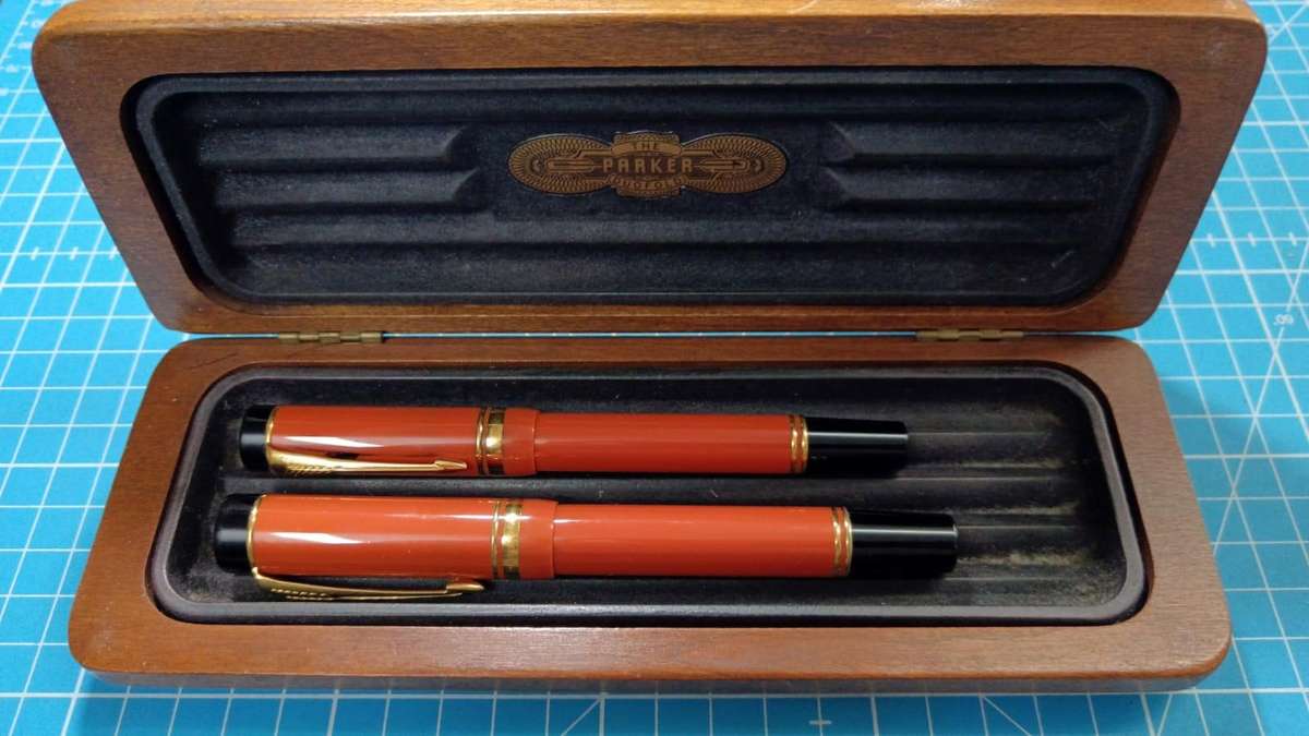 18 CT - Ballpoint Pen Mechanical Pen set of 2 - DUOFOLD PARKER