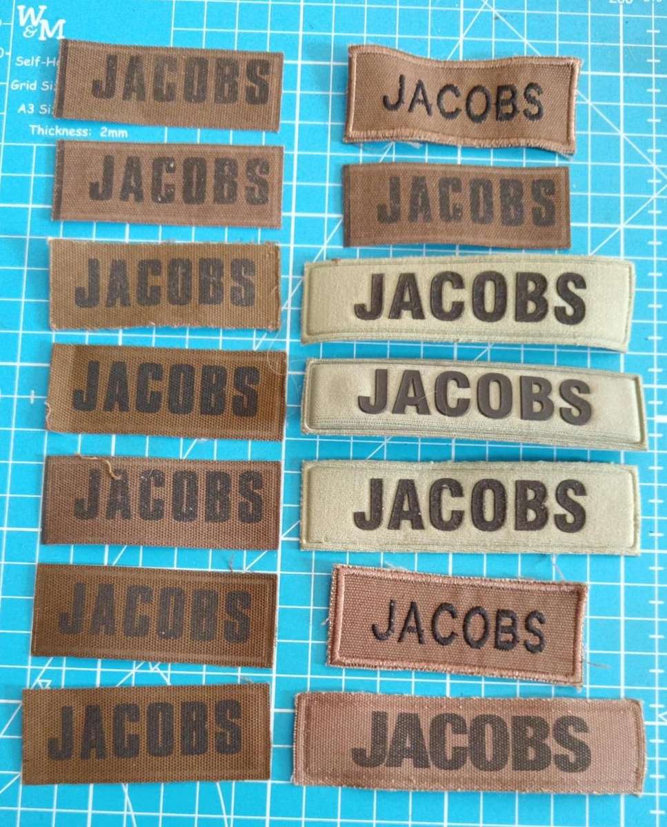 SADF - Jacobs Name Tag Lot