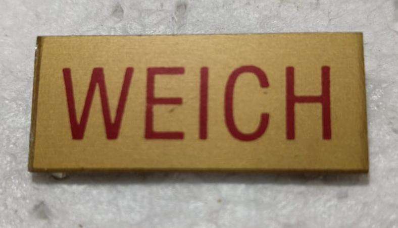 SADF - Weich Name Tag