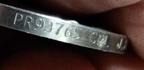 Full Size Rhodesian General Service Medal:PR93765 CPL J.A.Holthausen