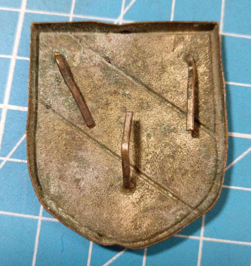 German Helmet Flash - Afrikakorps