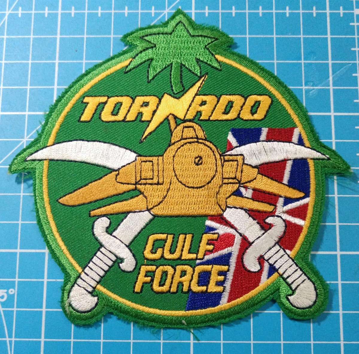 British RAF Tornado Gulf Force Op Friction Gulf War Squadron Patch