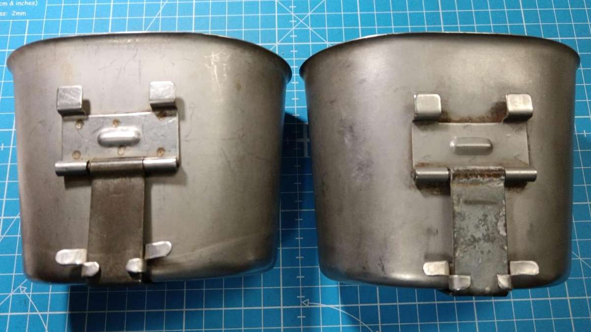 SADF - Pair of Used "Fire-Buckets"