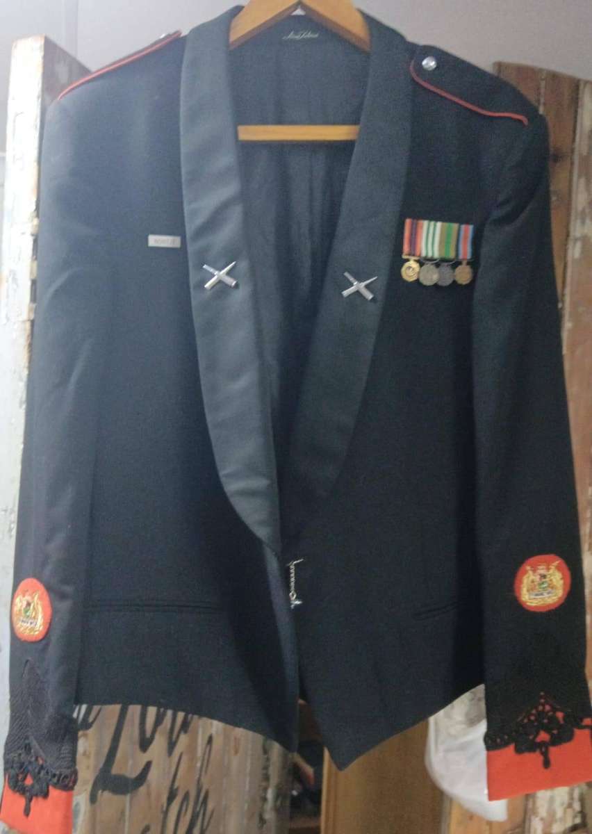 SADF - Ammo Depot Mess Dress with Medals and Insignia